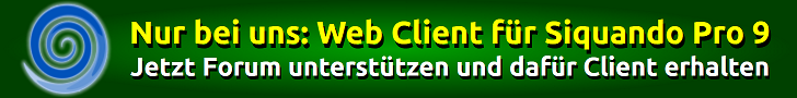 Jetzt spenden und Web Client für Siquando Pro 8 für die Hälfte bekommen